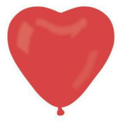  Léggömb, 25 cm, szív alakú, piros (337) - mystock