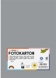  Dekorkarton, 2 oldalas, A4, 300 g, 50 lap, FOLIA, kőszürke (614/50 84)
