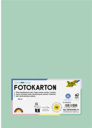  Dekorkarton, 2 oldalas, A4, 300 g, 50 lap, FOLIA, menta (614/50 25)