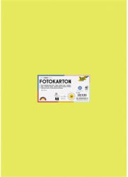  Dekorkarton, 2 oldalas, 50x70 cm, 300 g, 10 lap, FOLIA, lime (6149) - mystock