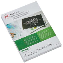 Gbc Meleglamináló fólia, 100 mikron, A4, matt, GBC (3740491) - mystock