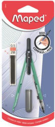 Maped Körző, heggyel, 2in1, ceruzává alakítható, MAPED „Compass Pen, vegyes színek (198700) - mystock