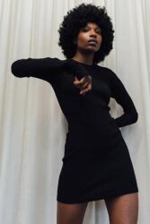 MUUV Muuv. ruha RIBBED - fekete S