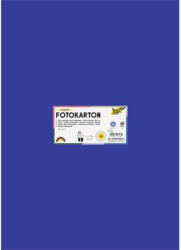  Dekorkarton, 2 oldalas, 50x70 cm, 300 g, 10 lap, FOLIA, ultramarinkék (6136) - mystock