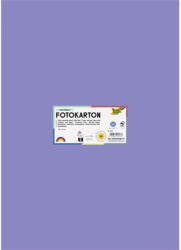  Dekorkarton, 2 oldalas, 50x70 cm, 300 g, 10 lap, FOLIA, ibolyakék (6137) - mystock