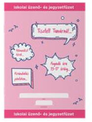 ICO Füzet, tűzött, A5, üzenő, 32 lap, ICO, rózsaszín (7500159002) - tonerpiac