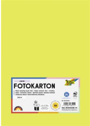  Dekorkarton, 2 oldalas, A4, 300 g, 50 lap, FOLIA, limezöld (614/50 49) - mystock