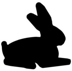  Mintalyukasztó, 25 mm, nyúl (FHBB0049) - tonerpiac