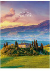 Shkolyaryk Publishing House Füzet, tűzött, A4, vonalas, 80 lap, SHKOLYARYK "Sunday Morning", vegyes (A4-080-5237L) - tonerpiac