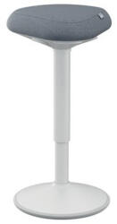 Leitz Állószék, billenő, ergonomikus, LEITZ "Ergo Active", világosszürke (65450085) - tonerpiac