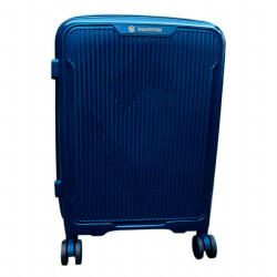 Valentini sötétkék polypropylén négy kerekű kicsi bőrönd pp-8809-20