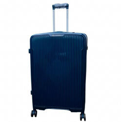Valentini sötétkék polypropylén négy kerekű közepes bőrönd pp-8809-24