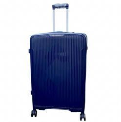 Valentini sötétkék polypropylén négy kerekű nagy bőrönd pp-8809-28