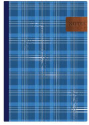 TopTimer Jegyzetfüzet, A5, vonalas, 96 lap, TOPTIMER "Notes", kék skótkockás (26C167N-003) - tonerpiac
