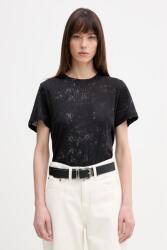 G-Star pamut póló Aop - fekete XL