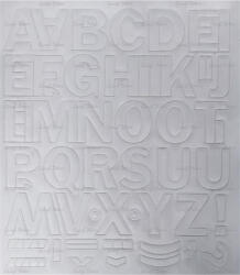  Öntapadós matrica, 3 cm-es, betűlap, fehér (500 - 30F) - tonerpiac