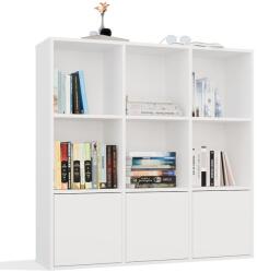  MALAX 3x3 H FEHÉR POLC 3 AJTÓVAL, KAMRÁS 110x110 CM TIP ON