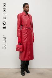 ANSWEAR Bonded by Answear. LAB & LOBOS bőrkabát - piros M/L