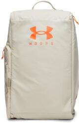 Under Armour Contain Duo MD, közepes hátizsákká alakítható sporttáska-Bézs-terepmintás-narancs UA1381919-289