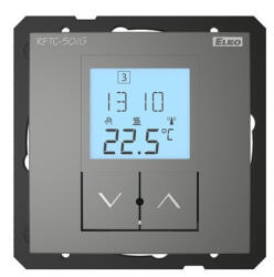 ELKO EP ELKOEP RFTC-50/G/IS Digitális hőmérséklet szabályzó, szürke (RFTC-50_G_IS)