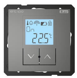 ELKO EP ELKOEP RFTC-10/G/IS digitális fűtésvezérlő Szürke (RFTC-10_G_IS)