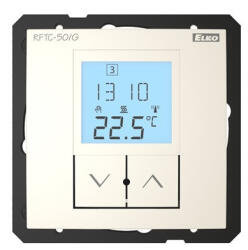 ELKO EP ELKOEP RFTC-50/G/PE Digitális hőmérséklet szabályzó, gyöngyház (RFTC-50_G_PE)