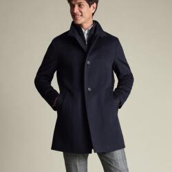 Charles Tyrwhitt Pure Wool Funnel Neck Overcoat - 56