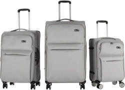 AGA Travel Utazóbőrönd Készlet Világosszürke - 6CZ001 - 2. MINŐSÉG (6CZ001 - SHOWROOM)
