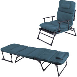 Linder Exclusiv Kihúzható nyugágy 2 az 1-ben Fekete/Kék (GM5000B) - aga24