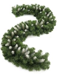 AGA Karácsonyi girland 270 cm Zöld-fehér (MR3202)
