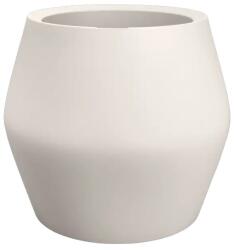 elho June split alacsony műanyag kaspó fehér színben 46 cm