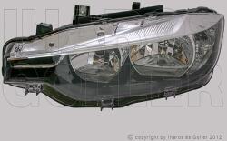 BMW 3 2015-2018 F30/F31 - Fényszóró 2H7+LED nappali fény bal (motorral) TYC
