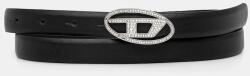 Diesel bőr öv OVAL D LOGO B-1DR STRASS 20 - fekete 90 - answear - 58 990 Ft