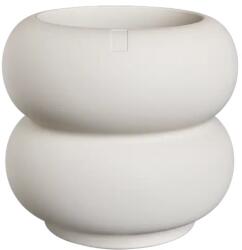 elho Amber roll alacsony műanyag kaspó fehér színben 43 cm