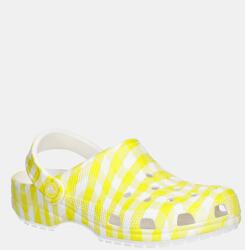 Crocs papucs Classic Gingham Clog - sárga Női 38/39