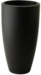elho June round magas műanyag kaspó fekete színben 30 cm