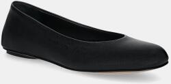 Weekend Max Mara bőr balerina cipő TODI - fekete Női 38