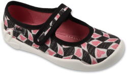 Befado 114Y563 BLANCA / Lány balerinacipők - rózsaszín/fekete 32 (114Y563-32)