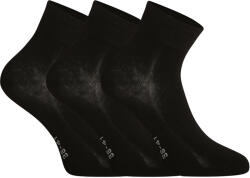 Gino 3PACK zokni Gino bambusz fekete (82004) L