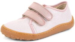 Froddo teniși barefoot din pânză pentru fete CANVAS PINK SHINE G1700440 | Teniși din pânză fără boltă, cu talpă flexibilă și închidere cu arici - 29