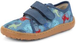 Froddo teniși barefoot din pânză pentru băieți CANVAS DARK DENIM G1700440-15 | Teniși din pânză fără boltă, cu talpă flexibilă și închidere cu arici - 27