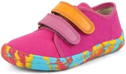 Froddo teniși barefoot din pânză pentru fete CANVAS FUXIA G1700440-13 | Teniși din pânză fără boltă, cu talpă flexibilă și închidere cu arici - 27