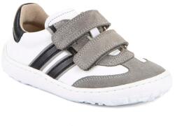 Froddo teniși barefoot din piele pentru copii F-MOTION GREY/BLACK G3130292 | încălțăminte pentru copii pentru tot anul cu arici | talpă flexibilă extra aderentă - 32