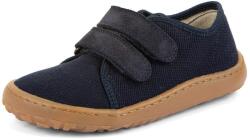 Froddo teniși barefoot din pânză pentru băieți CANVAS DARK BLUE G1700440-2 | Teniși din pânză fără boltă, cu talpă flexibilă și închidere cu arici - 31