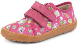 Froddo tenisi barefoot din pânză pentru fete CANVAS FUXIA+ G1700440-10 | Tenisi din pânză fără boltă, cu talpă flexibilă și închidere cu arici - 29