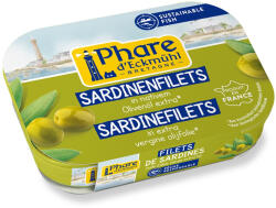 Phare File de sardine in ulei bio de masline extravirgin, 100 g