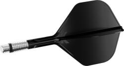 Target Fluturas si tija darts Target K-Shift negru, fluturas No2 rotativ si tija medie (TRG410547)