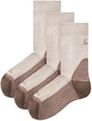 Vlnka 3 pár Merino túrazokni, bézs zokniméret 43-46