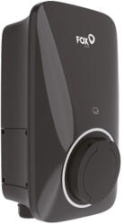 FoxESS A011KP1-E Fali Töltő - 11kW Fekete RFID WiFi (A011KP1-E-B-WO-BLACK)