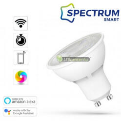 spectrumLED Smart 4, 5W szabályozható, CCT, RGBW, wifis, bluetooth okos GU10 LED szpot WOJ16823 (WOJ16823)
